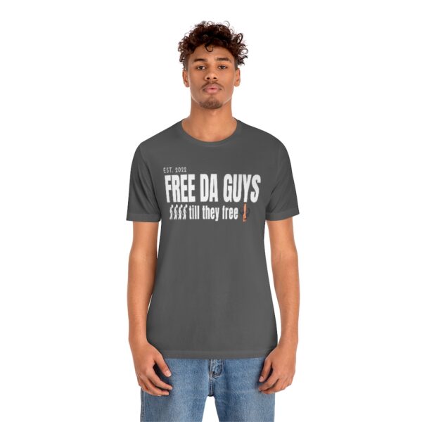 Free Da Guys Unisex Jersey Short Sleeve Tee - Image 39