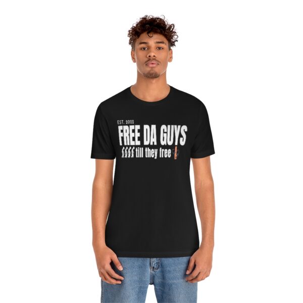Free Da Guys Unisex Jersey Short Sleeve Tee - Image 3