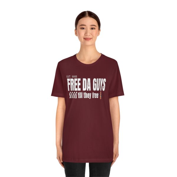 Free Da Guys Unisex Jersey Short Sleeve Tee - Image 44