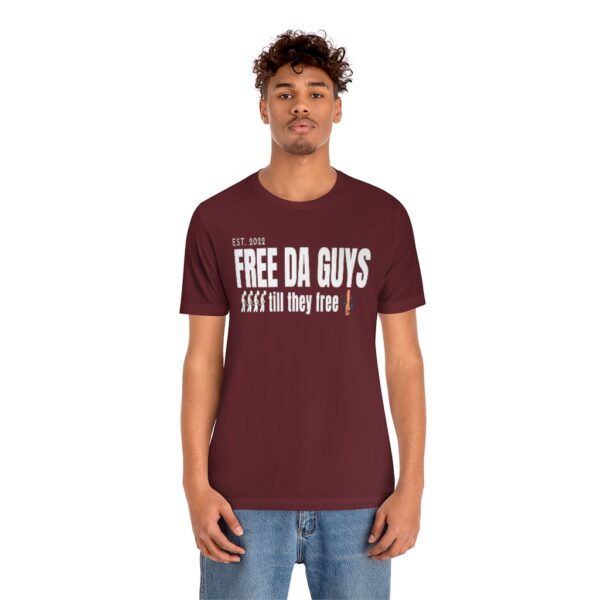 Free Da Guys Unisex Jersey Short Sleeve Tee - Image 45