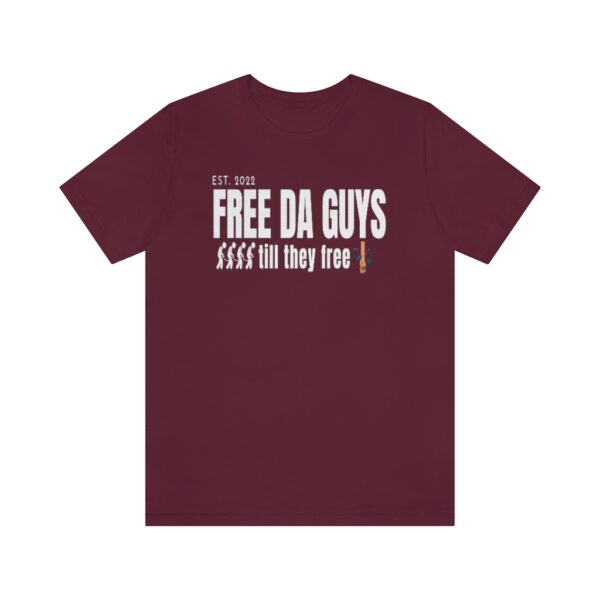 Free Da Guys Unisex Jersey Short Sleeve Tee - Image 43