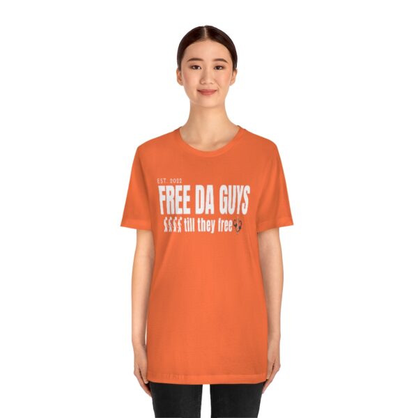 Free Da Guys Unisex Jersey Short Sleeve Tee - Image 8
