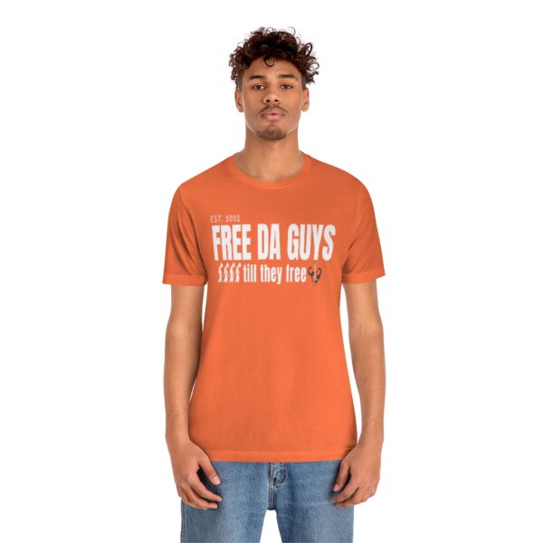 Free Da Guys Unisex Jersey Short Sleeve Tee - Image 9