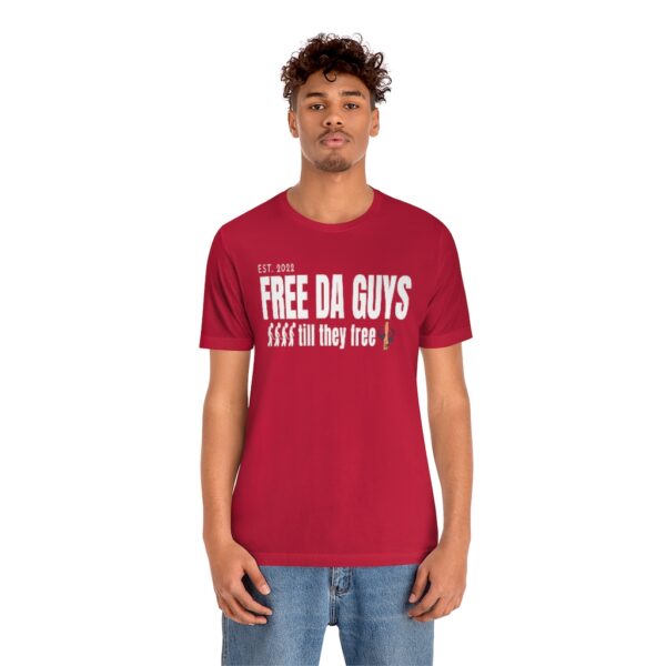 Free Da Guys Unisex Jersey Short Sleeve Tee - Image 48