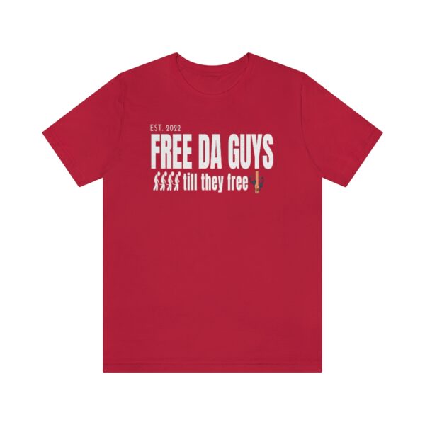 Free Da Guys Unisex Jersey Short Sleeve Tee - Image 46