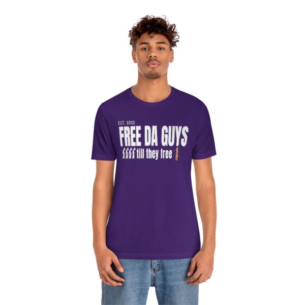 Free Da Guys Unisex Jersey Short Sleeve Tee - Image 42