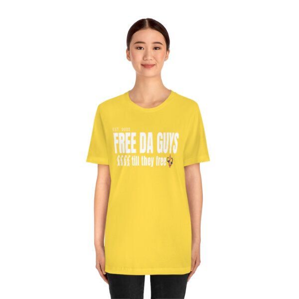 Free Da Guys Unisex Jersey Short Sleeve Tee - Image 20