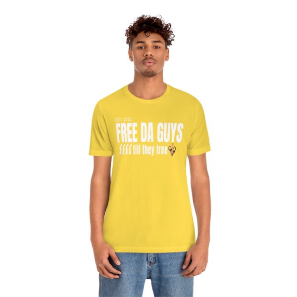 Free Da Guys Unisex Jersey Short Sleeve Tee - Image 21