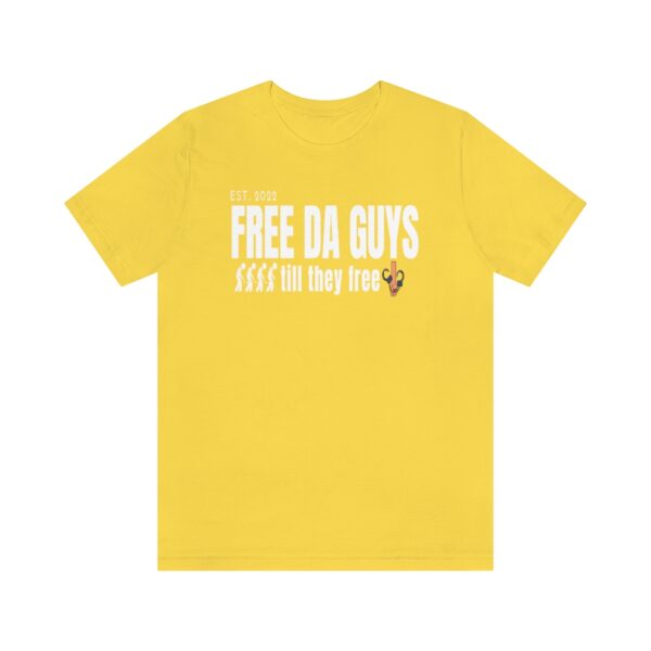 Free Da Guys Unisex Jersey Short Sleeve Tee - Image 19