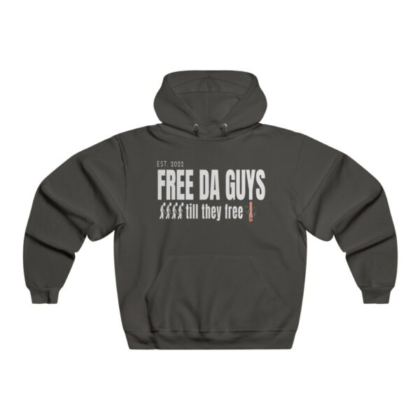 Free Da Guys Men's NUBLEND® Hooded Sweatshirt - Image 4