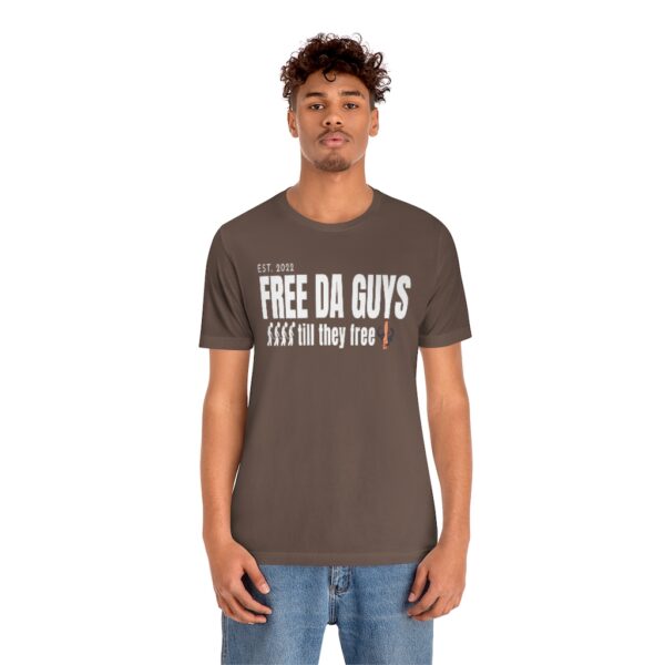 Free Da Guys Unisex Jersey Short Sleeve Tee - Image 12