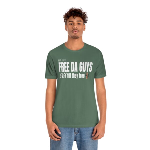 Free Da Guys Unisex Jersey Short Sleeve Tee - Image 24