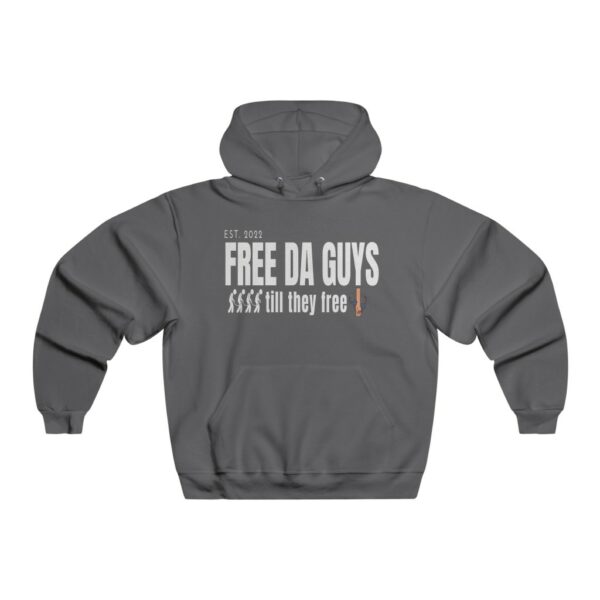 Free Da Guys Men's NUBLEND® Hooded Sweatshirt - Image 8