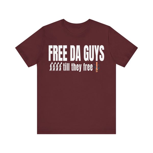 Free Da Guys Unisex Jersey Short Sleeve Tee - Image 57