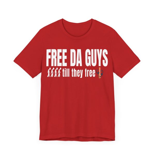 Free Da Guys Unisex Jersey Short Sleeve Tee - Image 63